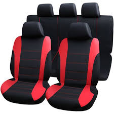 Primematik Car Seat Covers In Red