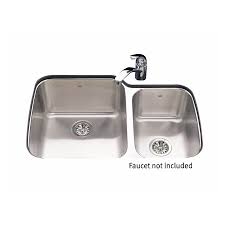 kindred double basin stainless steel
