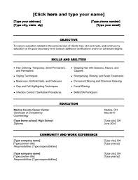 Cosmetology Student Resume Templates In 2019 Student