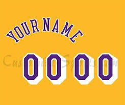 Flex your los angeles lakers fandom by sporting the newest team gear from cbssports.com. Los Angeles Lakers Customized Number Kit For 1998 1999 Gold Jersey Ebay