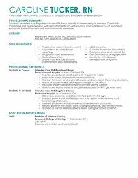 Resume For Registered Nurse Inspirational Detail Oriented Resume