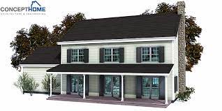 Small House Plan Ch150 In Classical