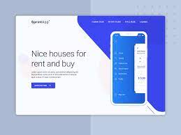 The majority of our web and mobile app landing page examples within the templates have space for a headline and brief description. Sprintapp Mobile App Landing Page Template By Gautam Lakum On Dribbble