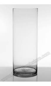 8 X 20 Cylinder Vase Clear Cs 4