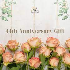 44th anniversary gift ideas