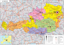 This map shows where austria is located on the world map. Geopolitical Map Of Austria Austria Maps Worldmaps Info