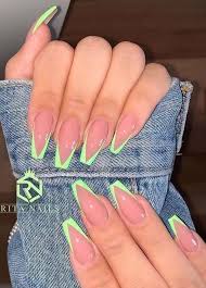 Short nails nails yellow purple nails. Via Pinterest Green Nails Art Girl Polish Cute Makeup January 23 2020 At 0 Pink Acrylic Nails Acrylic Nail Designs Coffin Long Square Acrylic Nails