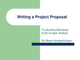 ppt writing a project proposal