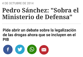 Pablo Haro Urquízar on Twitter: "Qué tiempos en los que Pedro Sánchez decía  que el ministerio de defensa sobraba… "