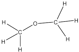 dimethyl etherc acetoned thyl ether