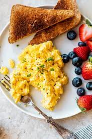 high protein scrambled eggs with