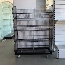 Wire Basket Stand Stackable Display