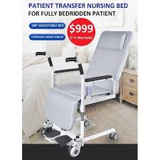 hydraulic patient transfer nursing bed