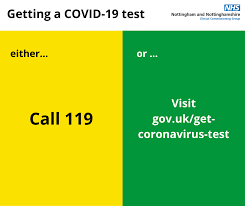 You feel you cannot cope with your symptoms at home. Getting A Covid 19 Test Nhs Nottingham And Nottinghamshire Ccg