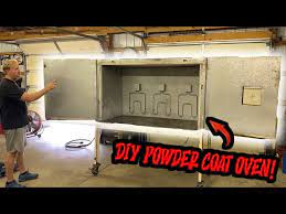 diy custom built powder coat oven save