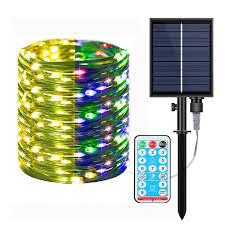 solar rope lights outdoor waterproof