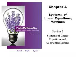 Linear Equations Matrices