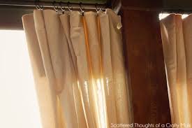 Diy Patio Curtains From Drop Cloths