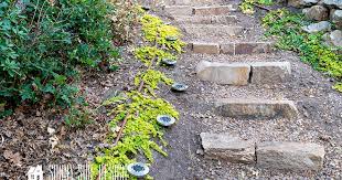 easy diy outdoor stone steps for your