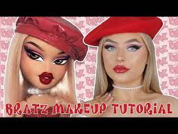 bratz doll halloween makeup tutorial