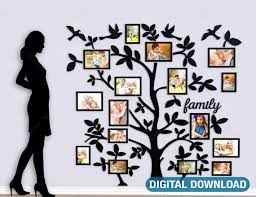 Family Tree Photo Frame Wall Decor For