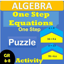 Solving One Step Equations Puzzle