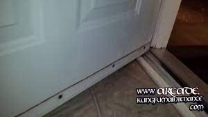 front door leaking water every time