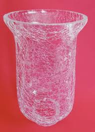 Vintage Clear Ed Textured Glass