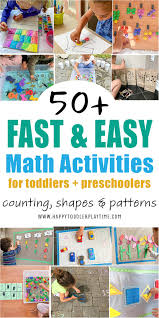 math activities for kids