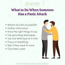 19 ways to help someone with a panic