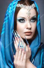 arabic makeup stock photos royalty