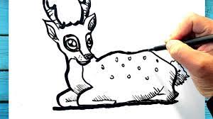 Comment dessiner une biche facilement dessin renne de noel kawaii - YouTube