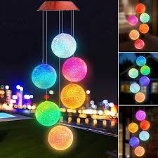 Solar Ball Wind Chimes Outdoor