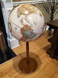 world clic series globe on brown