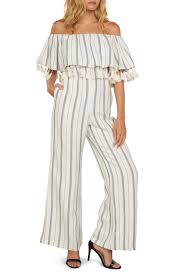 Willow Clay Stripe Off The Shoulder Jumpsuit Nordstrom Rack