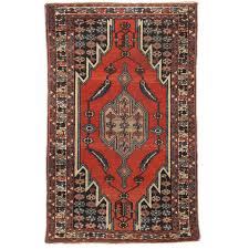 ancient mazlagan carpet iran cotton