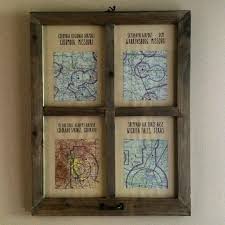 Aviation Sectional Charts Framed In Wood Perfect Pilot