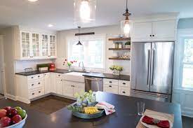 2021's top trend/theme this year for the kitchen is drama. Pros And Cons Of Upper Kitchen Cabinets Versus Open Shelves