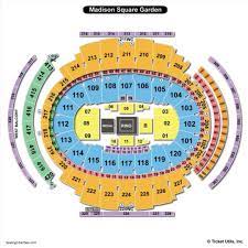 madison square garden seating chart