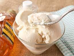 honey vanilla ice cream no eggs