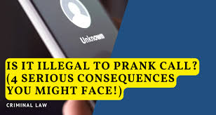 is it illegal to prank call 2 serious