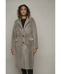Quarter Length Short Piled Faux Fur Coat