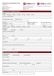 Cimb Personal Loan Application Form gambar png