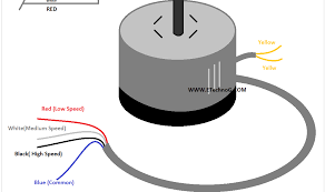 4 wire cooler motor wiring diagram and