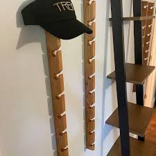 Baseball Hat Rack For 10 Hats Wall Hat