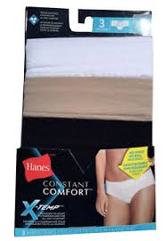 Details About Hanes Womens Constant Comfort X Temp Hipsters 3 Pack Womens Lignerie New