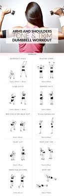 biceps and triceps with dumbbells