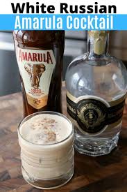 white russian amarula tail drink