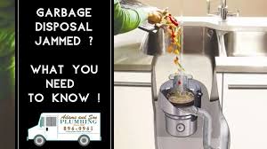 garbage disposal jammed? what you need