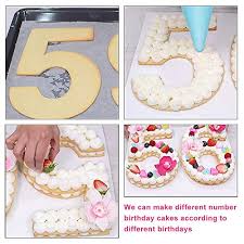 Ideas for horse birthday cakes cupcakes and cookies. Selftek 0 9 12 Inch Number Cake Molds Diy Baking Cake Stencils Templates With 6 Icing Tips Icing Smoother And Pastry Bags For Wedding Birthday Anniversary Pricepulse